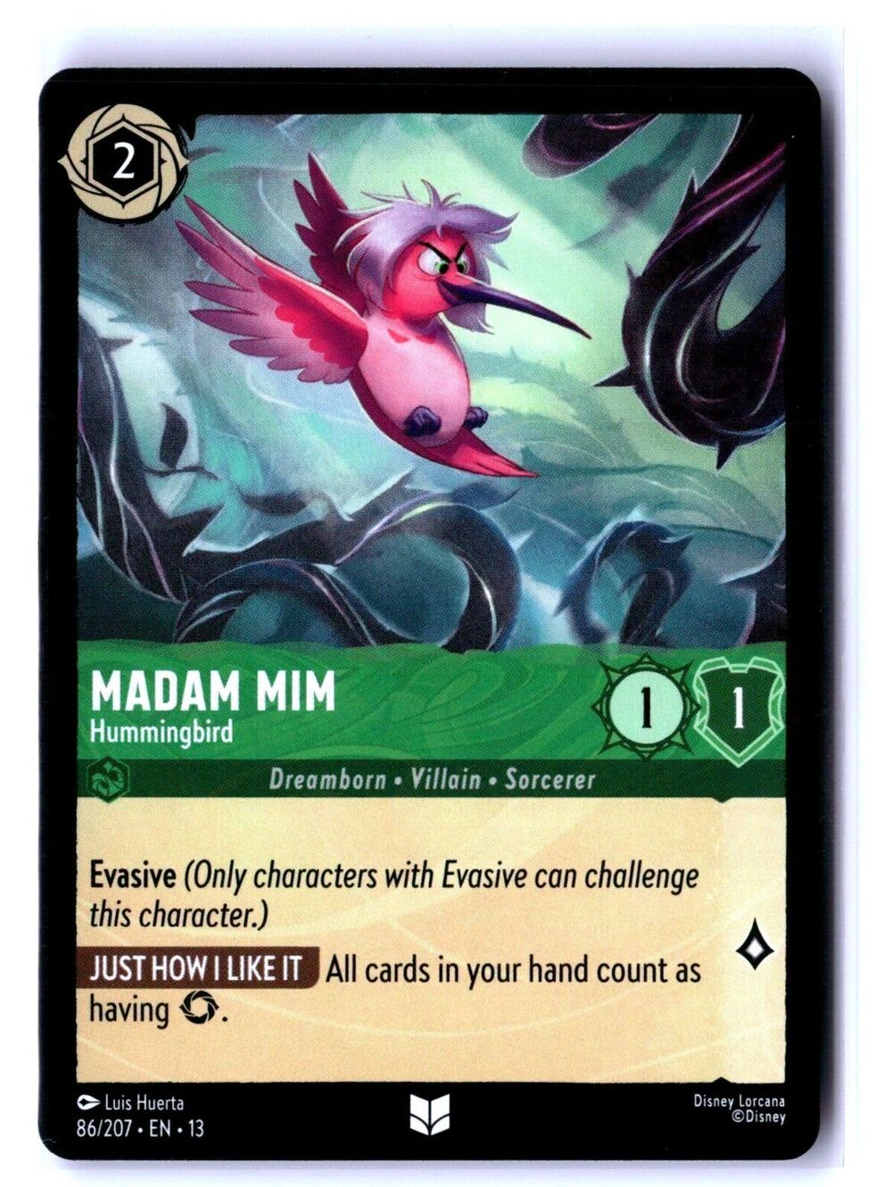 Madam Mim - Hummingbird Uncommon Attack of the Vine! 86/207 NM